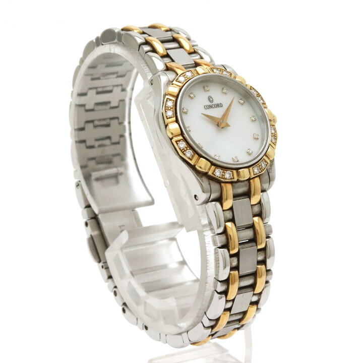 楽天市場】CONCORD コンコルド サラトガ ホワイトシェル文字盤  