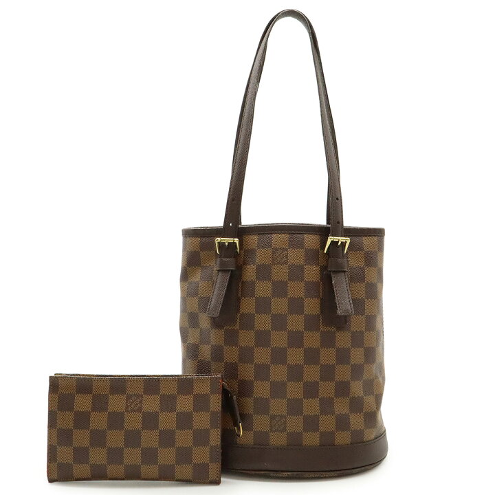 楽天市場】LOUIS VUITTON ルイ ヴィトン ダミエ マレ バケツ型 
