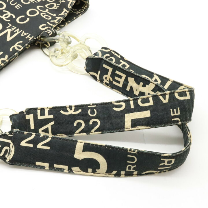 楽天市場】CHANEL シャネル バイシーライン ロゴ トートバッグ ラージ  