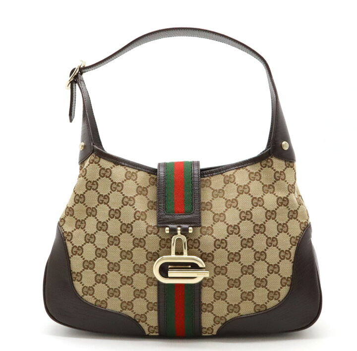 楽天市場】GUCCI グッチ GGキャンバス シェリーライン ワンショルダー 