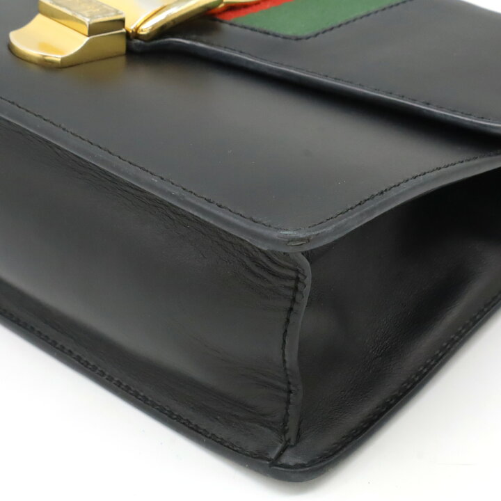 楽天市場】GUCCI グッチ シルヴィ シェリーライン リボン ショルダー 