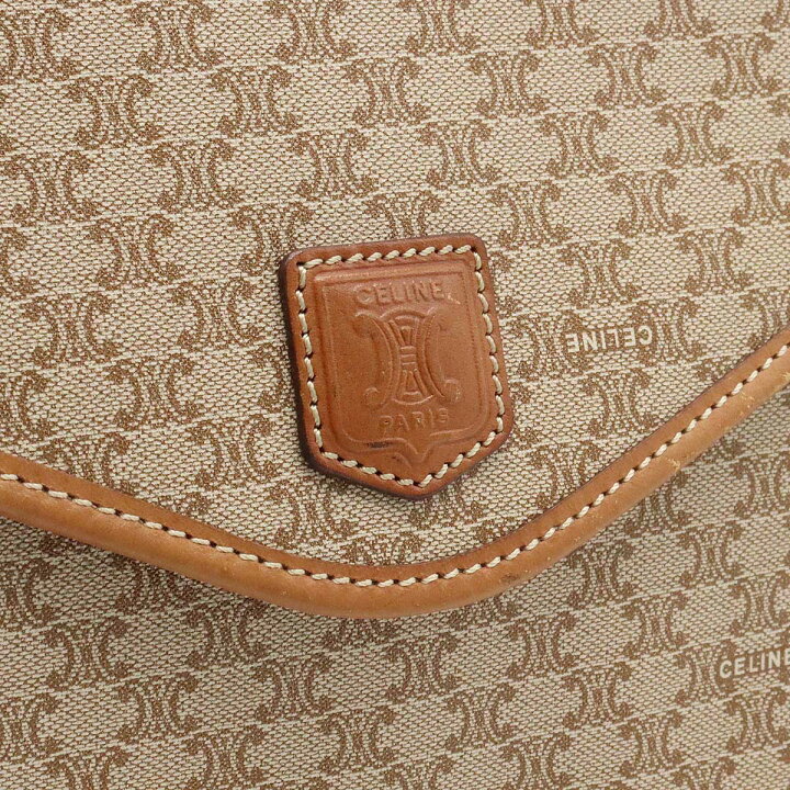 楽天市場】CELINE セリーヌ マカダム柄 ショルダーバッグ 斜め掛け  