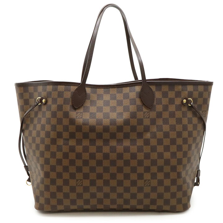 楽天市場】LOUIS VUITTON ルイ ヴィトン ダミエ ネヴァーフルGM トート 