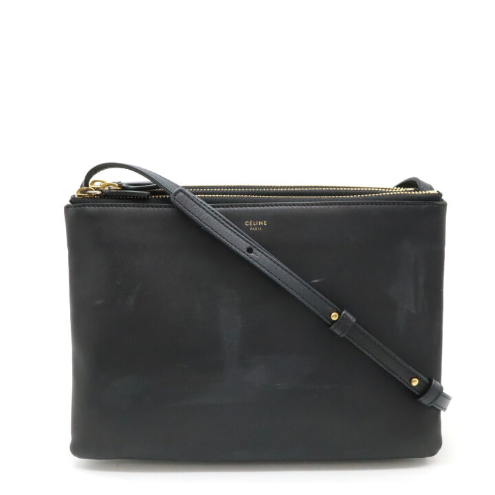 楽天市場】CELINE セリーヌ トリオ ラージ ショルダーバッグ 