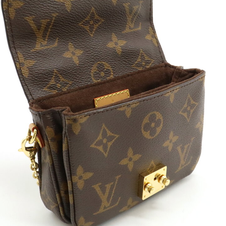楽天市場】LOUIS VUITTON ルイ ヴィトン モノグラム ミクロ メティス 