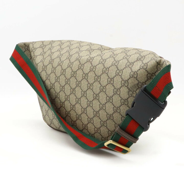 楽天市場】GUCCI グッチ GGスプリーム クーリエ シェリーライン ベルト 