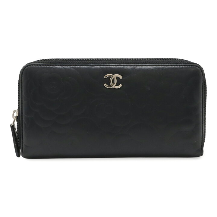 楽天市場】CHANEL シャネル カメリア エンボス ココマーク ジップ 