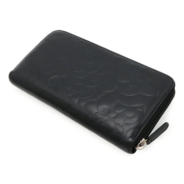 楽天市場】CHANEL シャネル カメリア エンボス ココマーク ジップ  