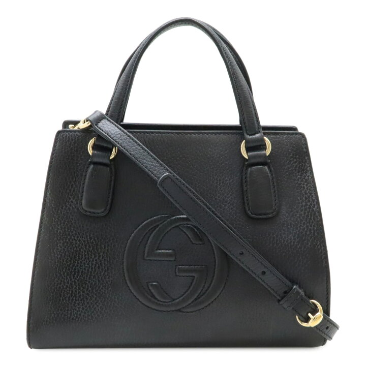 楽天市場】GUCCI グッチ ソーホー インターロッキングG ハンドバッグ 