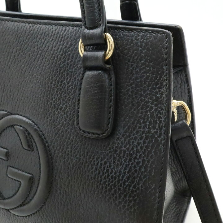 楽天市場】GUCCI グッチ ソーホー インターロッキングG ハンドバッグ 