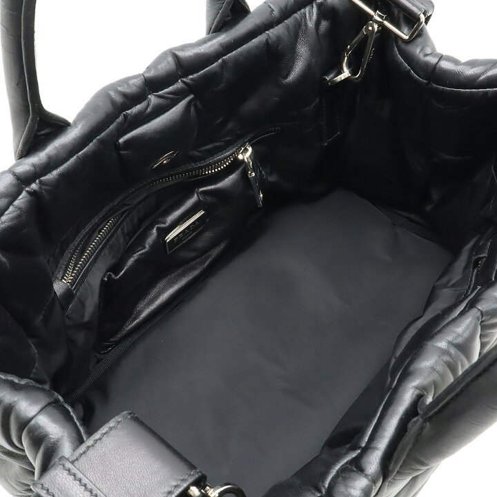 楽天市場】PRADA プラダ ナッパボンバー トートバッグ ハンドバッグ  