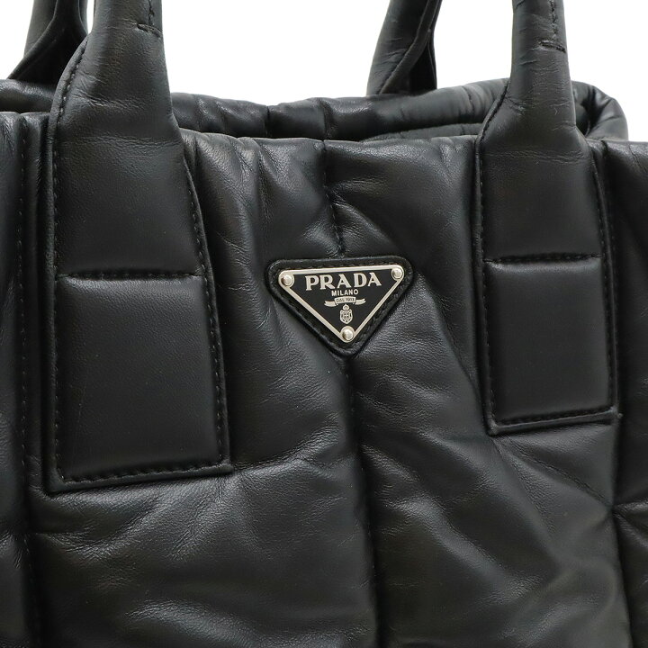 楽天市場】PRADA プラダ ナッパボンバー トートバッグ ハンドバッグ  