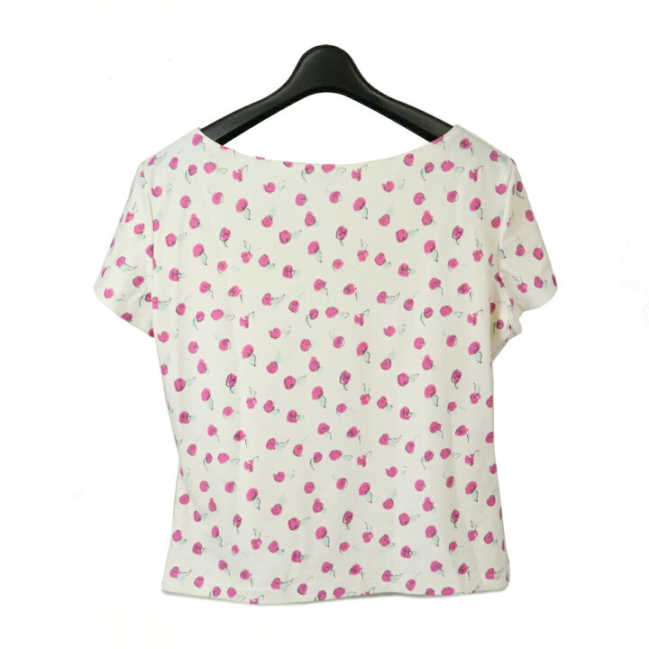 楽天市場】CHANEL シャネル カットソー 半袖 トップス ローズ バラ  