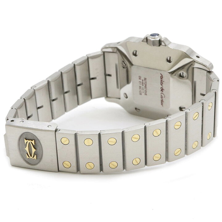 楽天市場】Cartier カルティエ サントスガルベLM デイト SS K18YG  