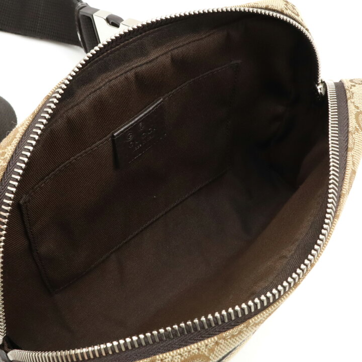 楽天市場】GUCCI グッチ GGキャンバス ボディバッグ ウエストバッグ  