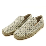 LOUIS VUITTON ルイ ヴィトン ビダール ライン ローファー エスパドリーユ スリッポン フラットシューズ …