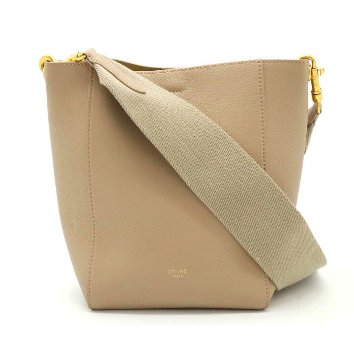 楽天市場】CELINE セリーヌ サングル バケットスモール ショルダー 