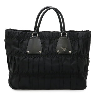 PRADA プラダ トートバッグ ナイロン ブラック レディース 中古 