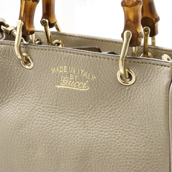 楽天市場】GUCCI グッチ バンブー ミニショッパー ハンドバッグ  