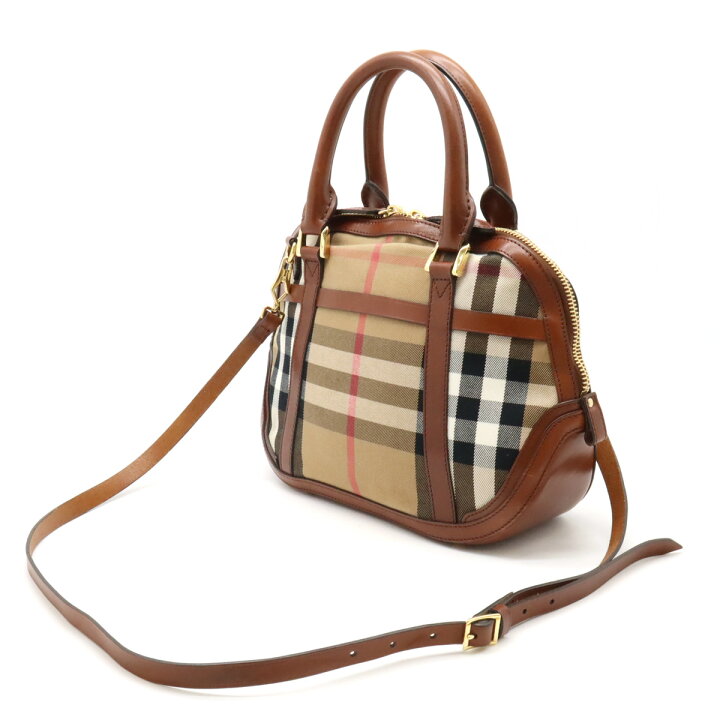 楽天市場】【バッグ】BURBERRY バーバリー ノバチェック ハンドバッグ  