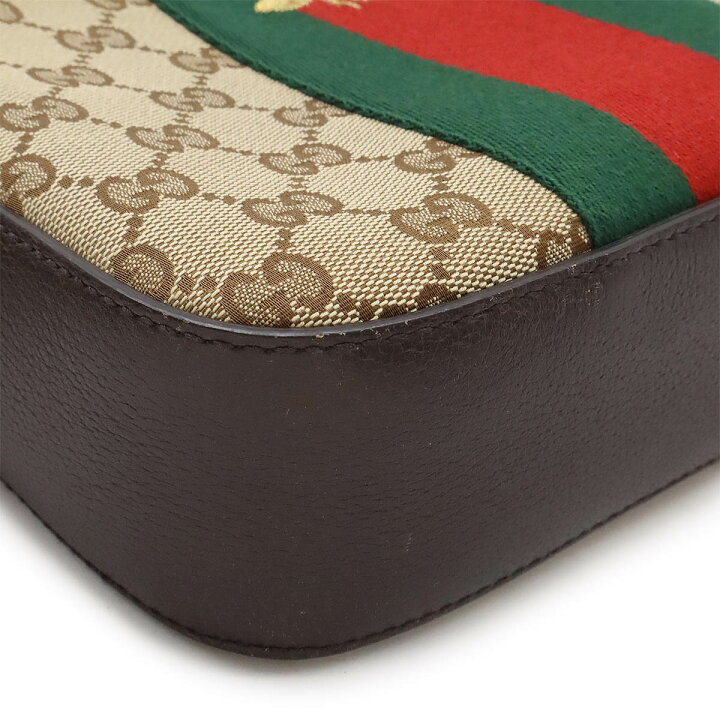 楽天市場】GUCCI グッチ GGキャンバス シェリーライン ウェブライン  