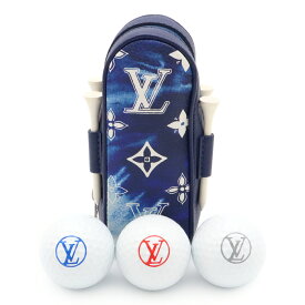 LOUIS VUITTON ルイ ヴィトン モノグラムバンダナ ゴルフセット アンドルーズ アンドリュース ゴルフボールケース ゴルフセット ポーチ GI0768 【中古】