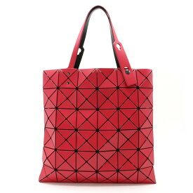 【バッグ】BAO BAO ISSEY MIYAKE バオ バオ イッセイ ミヤケ BAOBAO バオバオ ルーセント トートバッグ PVC ピンクレッド系 【中古】