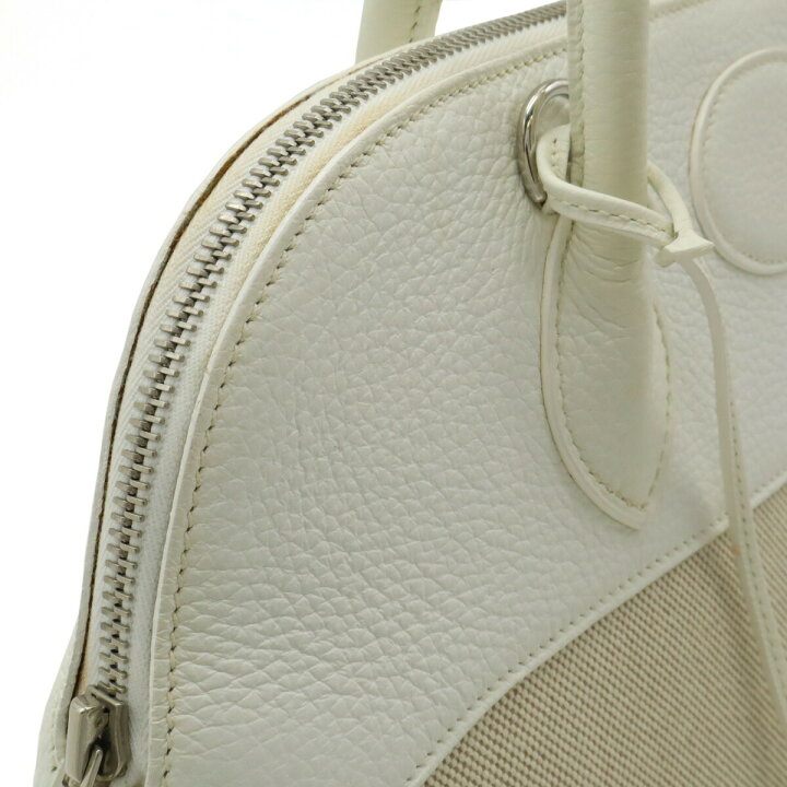 楽天市場】HERMES エルメス ボリード35 ハンドバッグ トワルアッシュ  