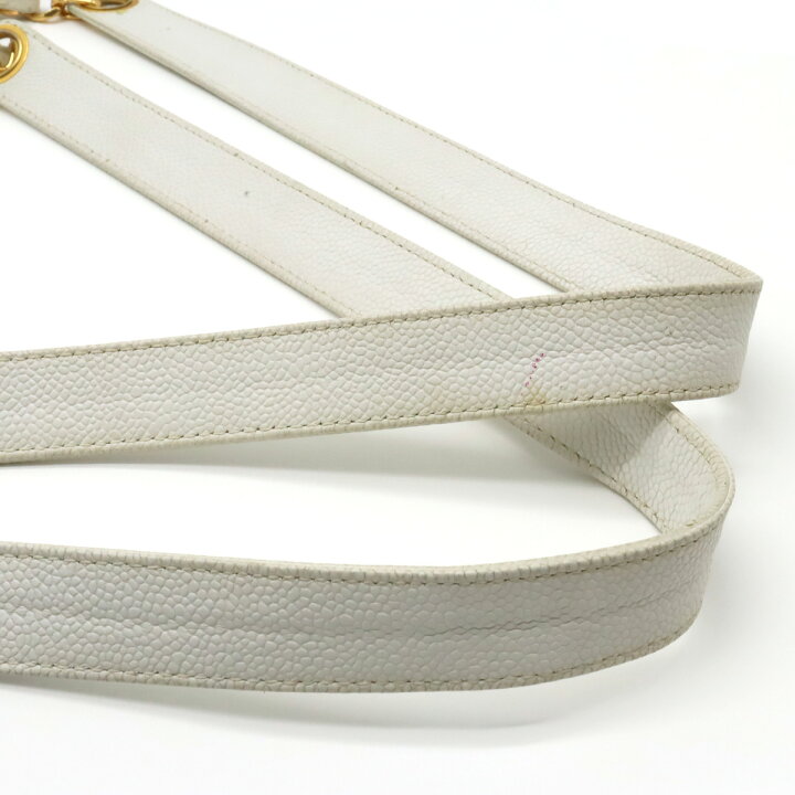 楽天市場】CHANEL シャネル キャビアスキン ココマーク チェーン  