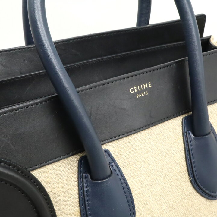 楽天市場】CELINE セリーヌ ラゲージ ミニショッパー トートバッグ  