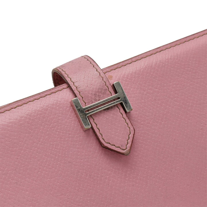 楽天市場】HERMES エルメス ベアン クラシック 2つ折長財布 二つ折り長 