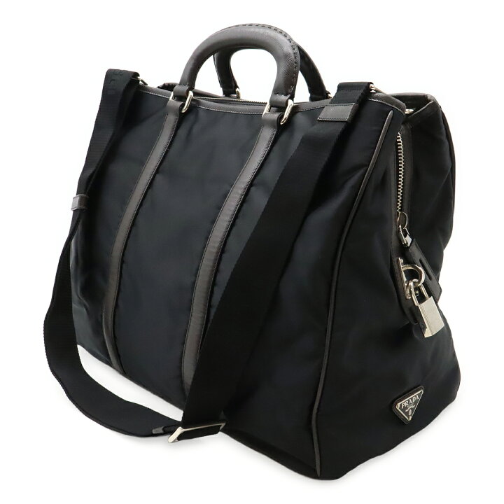 楽天市場】PRADA プラダ ロゴ トラベルバッグ ショルダーバッグ 2WAY 