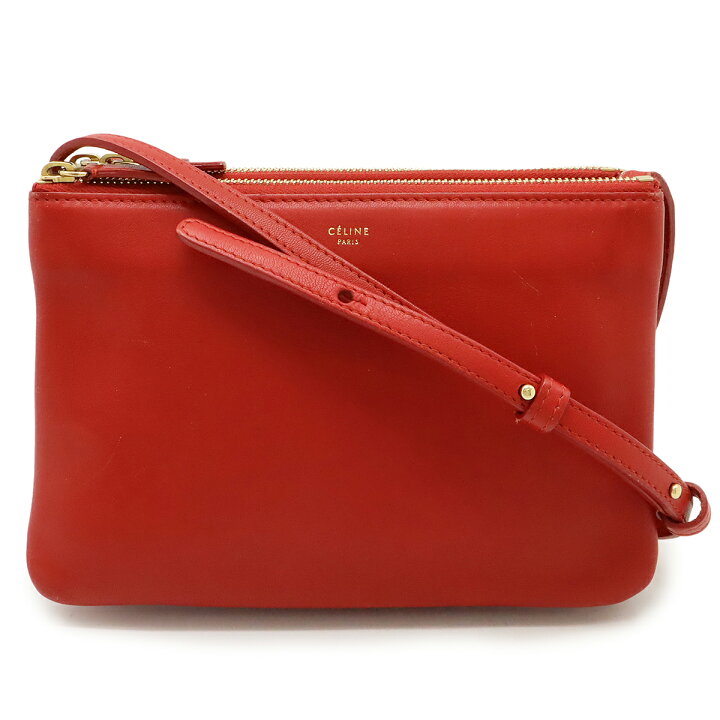 楽天市場】CELINE セリーヌ トリオ スモール ショルダーバッグ 