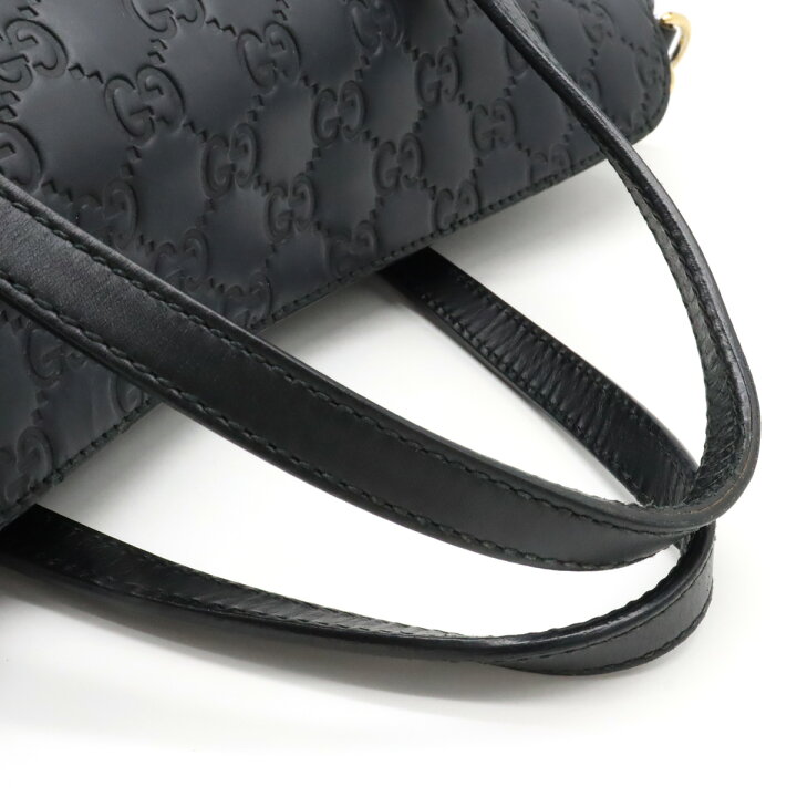 楽天市場】GUCCI グッチ シグネチャー グッチシマ ハンドバッグ 2WAY 