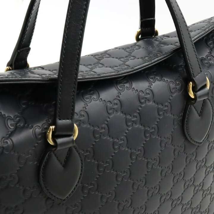 楽天市場】GUCCI グッチ シグネチャー グッチシマ ハンドバッグ 2WAY 