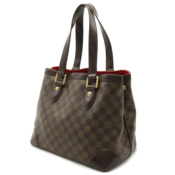 楽天市場】LOUIS VUITTON ルイ ヴィトン ダミエ ハムステッドPM トート  