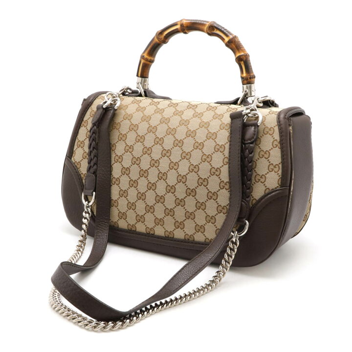 楽天市場】GUCCI グッチ GGキャンバス バンブー タッセルチャーム  