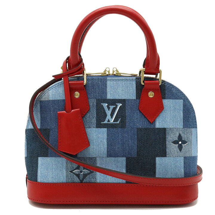 楽天市場】LOUIS VUITTON ルイ ヴィトン モノグラムデニム アルマBB 