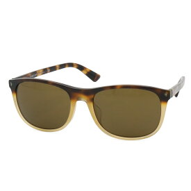 PRADA プラダ サングラス アイウェア ウェリントンシェイプ ブラウンレンズ ハーフカラーフレーム デミブラウン 57□19 SPR01R-F 【中古】