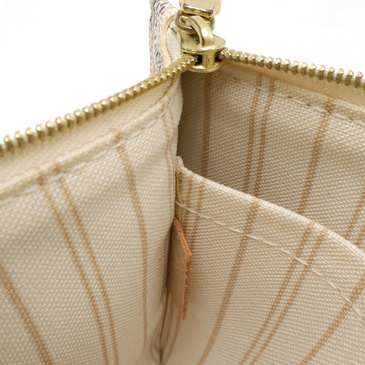 楽天市場】LOUIS VUITTON ルイ ヴィトン ダミエアズール ネヴァーフル  