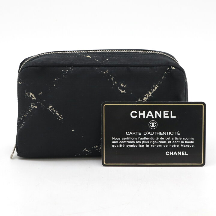 楽天市場】CHANEL シャネル 旧トラベルライン 化粧ポーチ コスメポーチ  