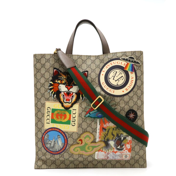 楽天市場】GUCCI グッチ ソフトGGスプリーム クーリエ トートバッグ 