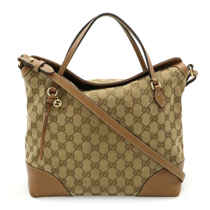 楽天市場】GUCCI グッチ GGキャンバス ブリー ハンドバッグ 2WAY 