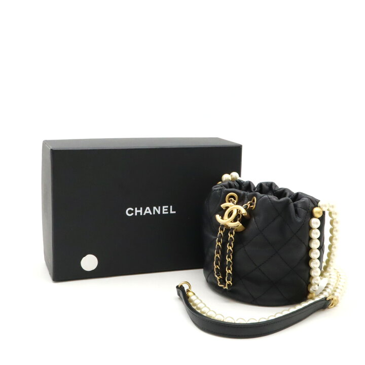 楽天市場】CHANEL シャネル マトラッセ ココマーク パールチェーン 