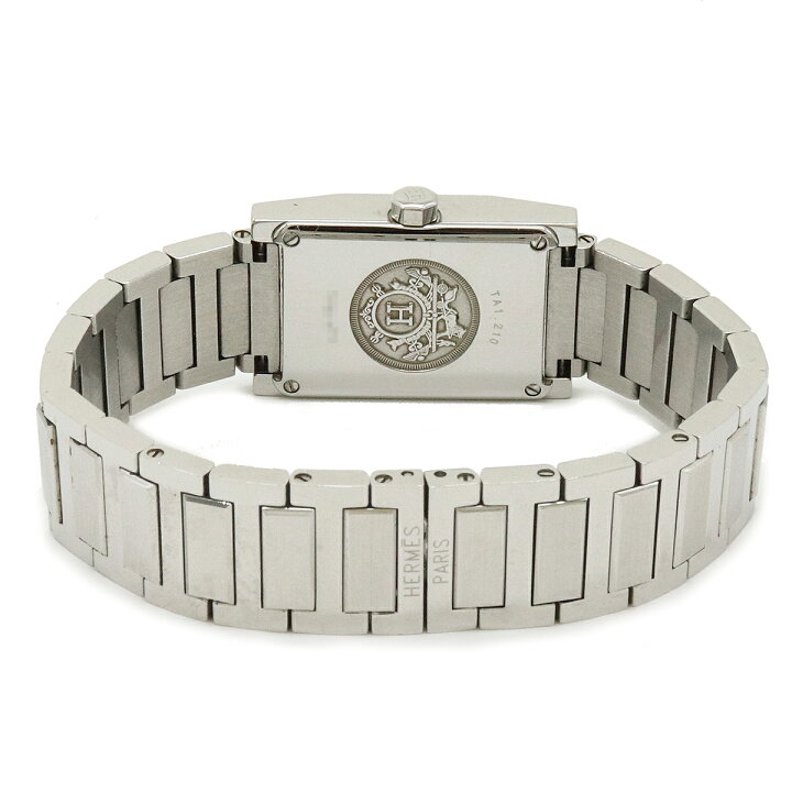 楽天市場】HERMES エルメス タンデム ピンク文字盤 SS レディース QZ  