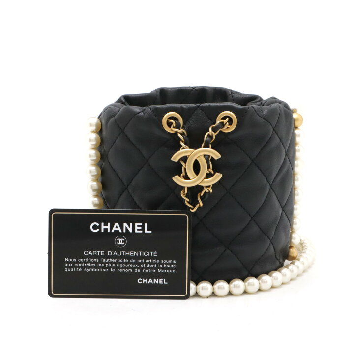 楽天市場】CHANEL シャネル マトラッセ ココマーク パールチェーン  