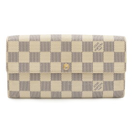LOUIS VUITTON ルイ ヴィトン ダミエアズール ポルトフォイユ サラ 2つ折長財布 二つ折り長財布 N61735 【中古】