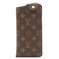 LOUIS VUITTON ルイ ヴィトン モノグラム エテュイ リュネットMM サングラスケース メガネケース マルチ…