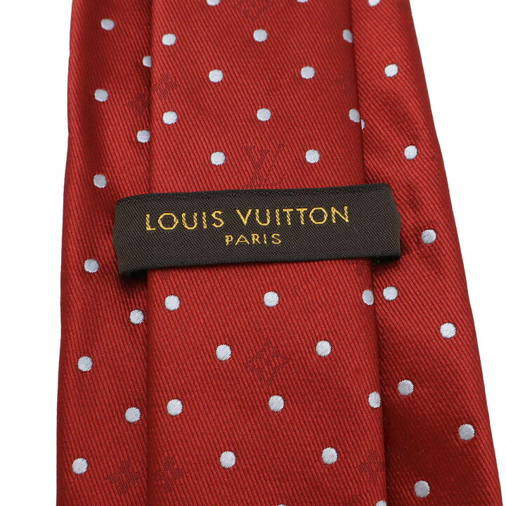 楽天市場】LOUIS VUITTON ルイ ヴィトン ネクタイ ドット柄 ロゴ  