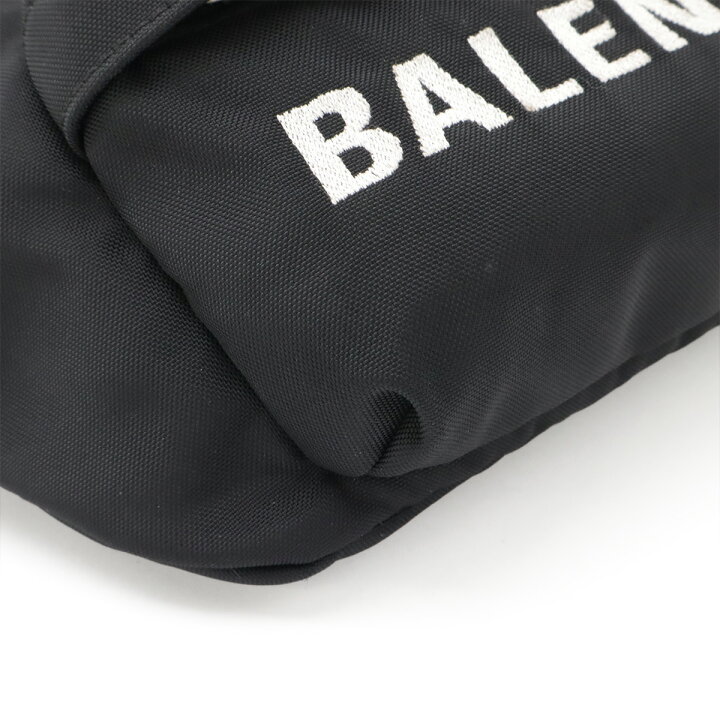 楽天市場】BALENCIAGA バレンシアガ WHEEL ウィール ロゴ ボディバッグ 